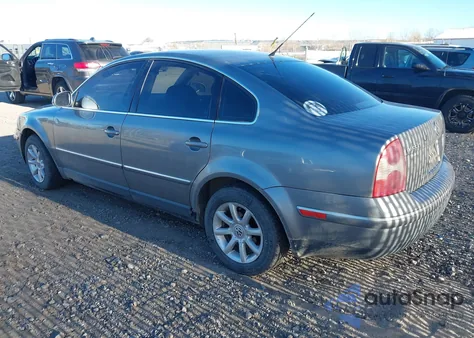 2004 Volkswagen Passat Gls from USA, damaged, VIN WVWPD63B64E268885